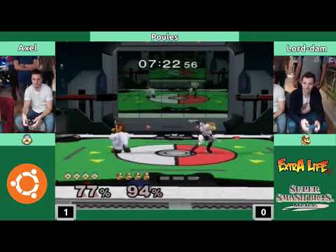 Melee @ Extra Life Café S2E6 - Yayatoutdoux (Rondoudou) vs. Layona (Sheik, Fox) - Poules