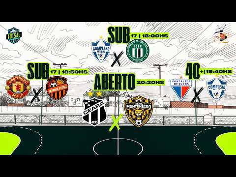 2ª COPA KAION DE FUTSAL 2026 - JOGOS DO DIA 12/09/2026 | JUCÁS - CE
