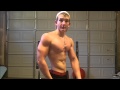 16 Year old bodybuilder flexing