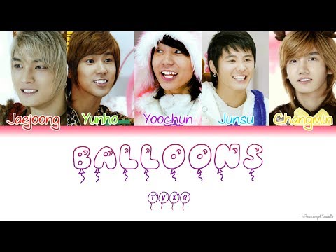 TVXQ (동방신기) - Balloons (풍선) [Colour Coded Lyrics] (Han/Rom/Eng)