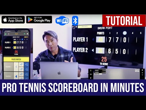BT Tennis Scoreboard Video
