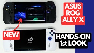 ASUS ROG Ally X - 1st Look Hands-On - Handheld Gaming System