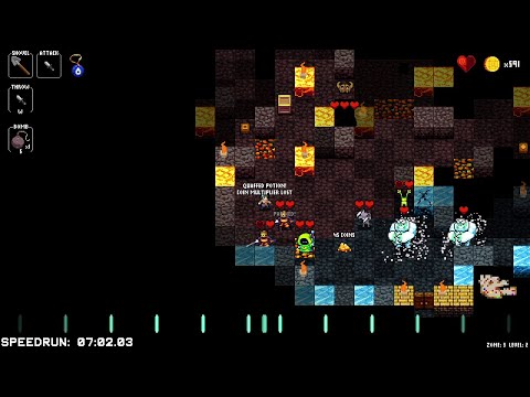 [Crypt of the Necrodancer] Aria Low% All Zones (Flawless Victory)