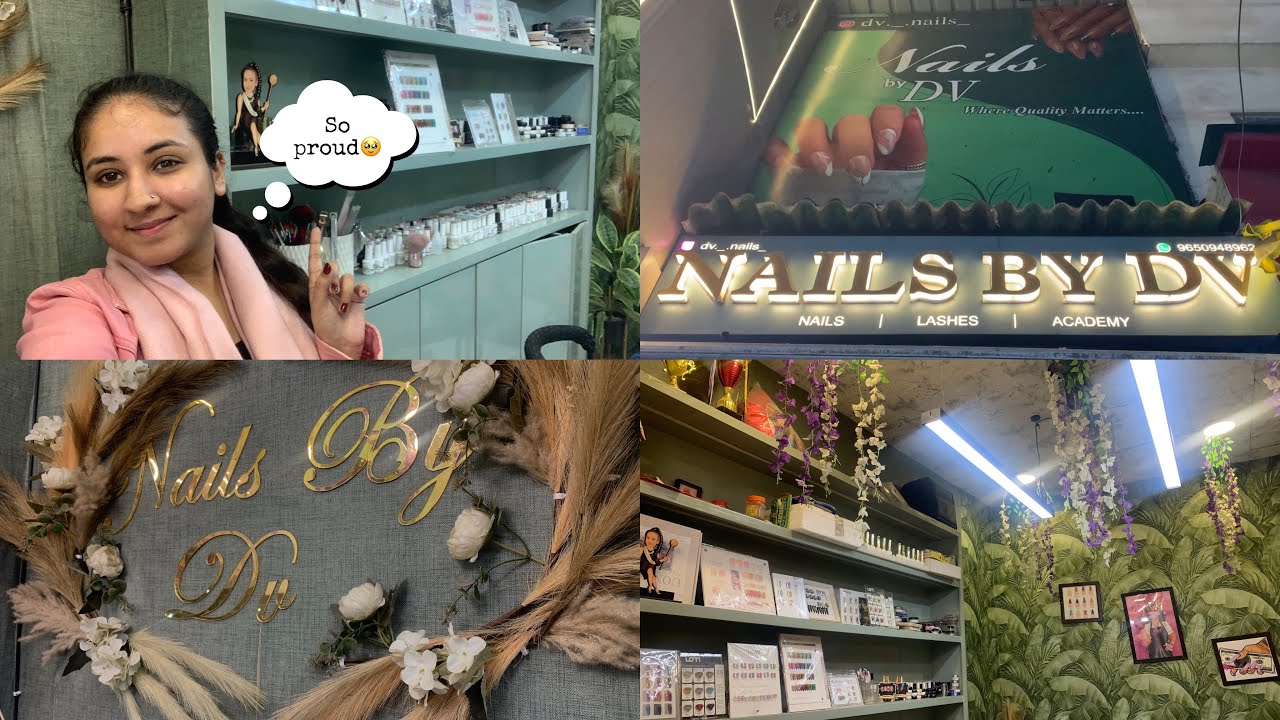 Building my dream place🥹| Nail studio tour❤️