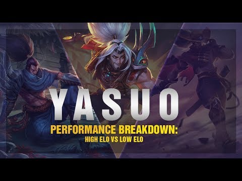 How Much Better Are HIGH ELO Yasuo Players vs LOW ELO Yasuo Players?