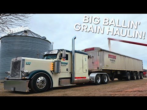 HAMMER DOWN TO J.R.I. !! Trucking Corn To The Port !!