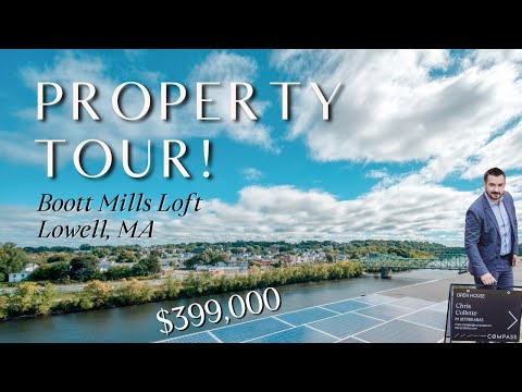 What can you get for $400,000 in Lowell, Massachusetts?  How about a waterfront condo with views!