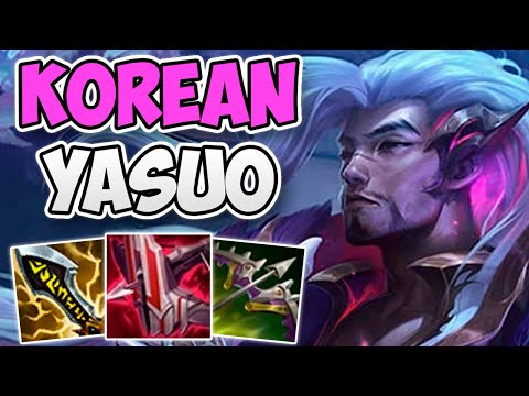 KOREAN CHALLENGER YASUO MAIN DOMINATING WITH BUFFED YASUO! | CHALLENGER YASUO MID | Patch 12.7 S12