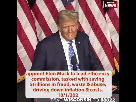 Appoint Elon Musk to lead efficiency, saving $trillions in fraud/waste/abuse, driving down inflation