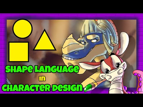 How to Use Shapes in Character Design + Speedpaint (Cartoon Dragon Knight Design)