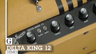 Video thumbnail for Supro Delta King 12 Demo by Guitarist