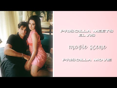 Priscilla meets Elvis Presley - Priscilla movie scene 2023