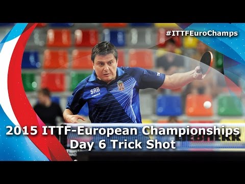 2015 European Championships - Day 6 Trick shot