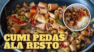 Download lagu RESEP CUMI PEDAS ALA RESTO SIMPEL /SPICY STIR-FRIED SQUIDS - CULINARY COOKING mp3