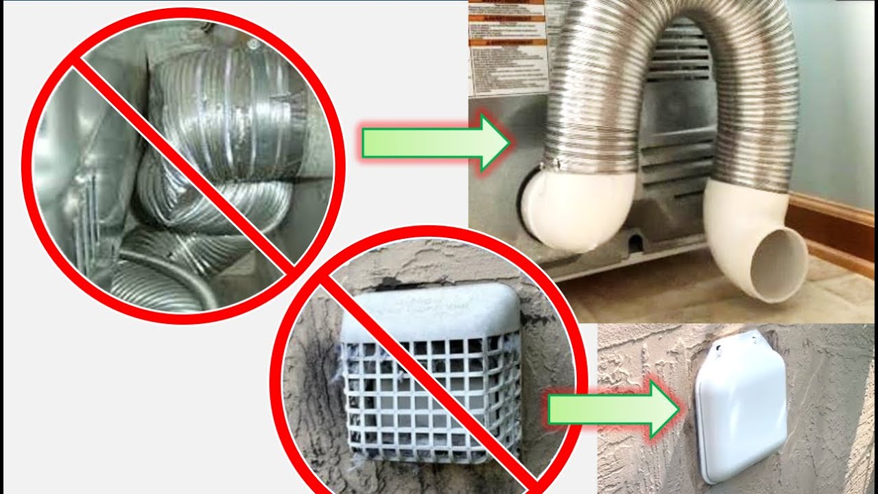 DRYER VENT FIX.  No more crushed hoses or clogged caps!