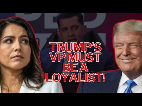 Tulsi ENDS Trump's VP Controversy!!  |  You have to see this!!