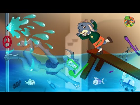 Kurt ve Yedi Keçi Yavrusu - Mucit Keçi - Su Baskını | KONDOSAN Türkçe - Çizgi Film & Çocuk Masalları