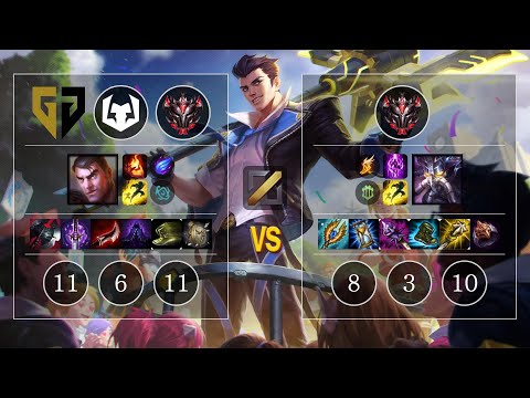 GEN Meaning Jayce vs Kassadin Mid - KR GrandMaster Patch 10.10