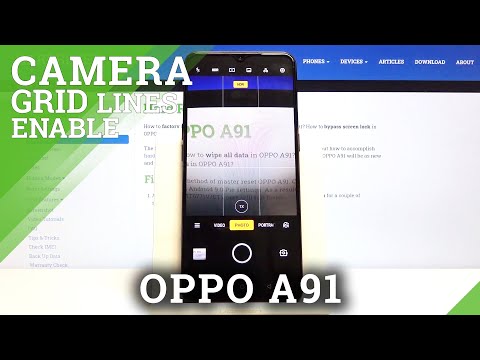 How to Turn On Camera Grid Lines in OPPO A91 – Orientation Lines