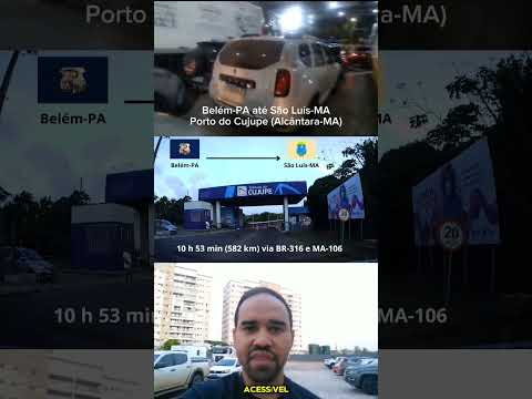 Belém-PA até São Luís-MA | Porto do Cujupe (Alcântara-MA) #viagemdecarro #automobile #roadtrip