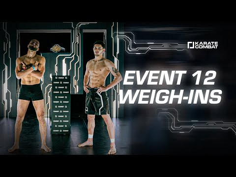 Karate Combat: Season 3 Event Twelve - Weigh-Ins