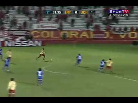 Os gols de Internacional 1 x 1 Universidad de Chile pelas oitavas da Copa Sul-Americana 2009