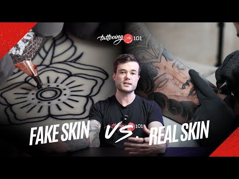 Best Fake Skin for Tattooing | Fake Skin vs. Real Skin - The BIGGEST Differences
