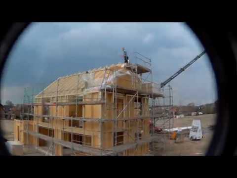 Holzrahmenbau - Einfamilienhaus - Zeitraffer