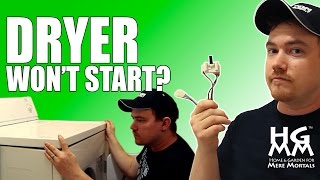 My Clothes Dryer Won't Start — How To Replace A Dryer Door Switch