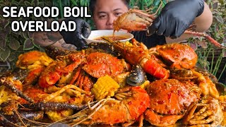 Download lagu SEAFOOD BOIL OVERLOAD | OUTDOOR COOKING | MUKBANG PHILIPPINES mp3