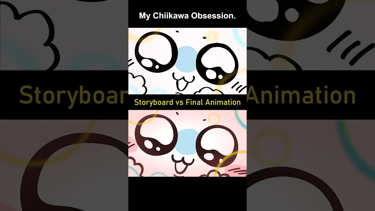 Storyboard vs Animation: My Chiikawa Obsession (shot 14)