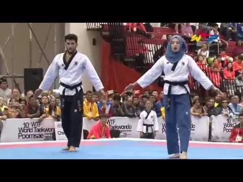 Taekwondo Dünya şampiyonu Emirhan ve kübra'nın müthiş performansı