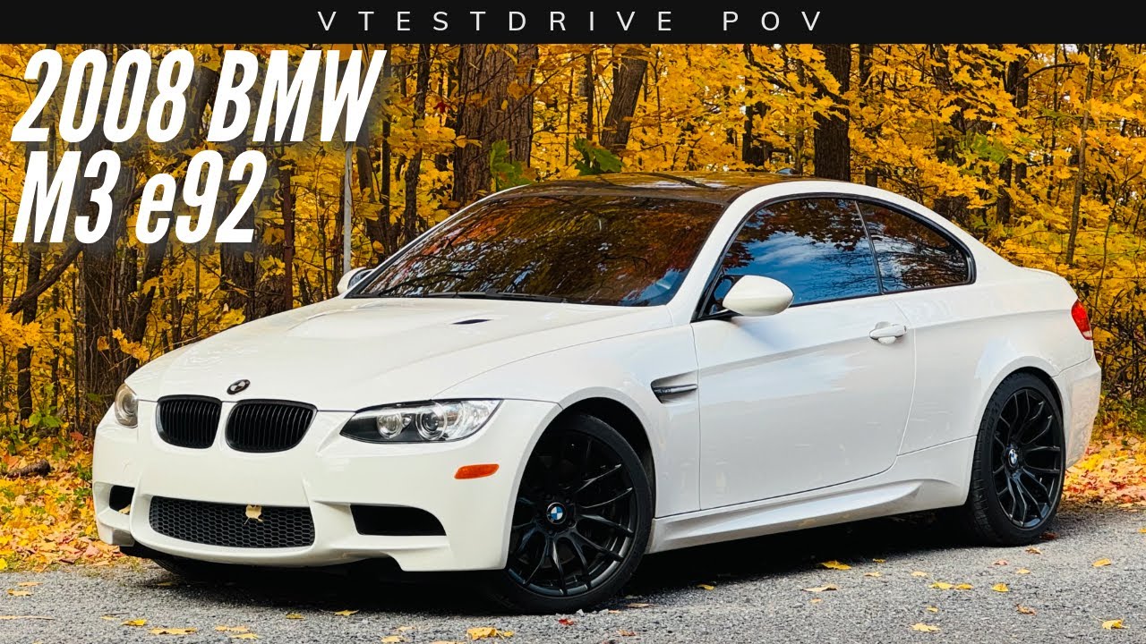 2008 BMW M3 E92 POV Drive | V8 Experience & Road Test