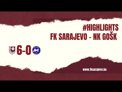 Highlightsi sa utakmice FK Sarajevo 6-0 NK GOŠK [12. 07. 2022.]