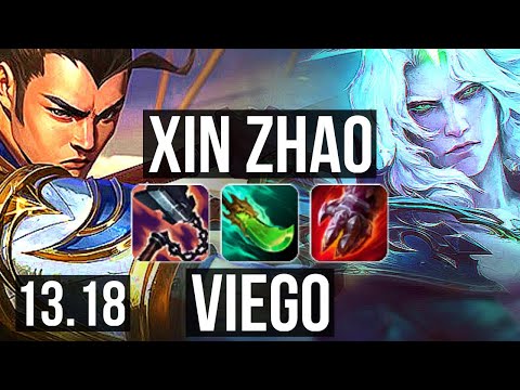 XIN ZHAO vs VIEGO (JNG) | 67% winrate, Rank 8 Xin, 4/2/10 | EUW Challenger | 13.18