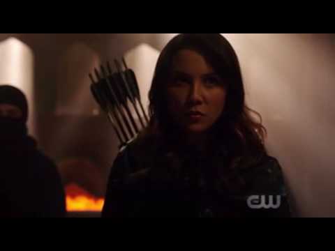 Arrow 5x23 Nyssa vs Talia Al Ghul
