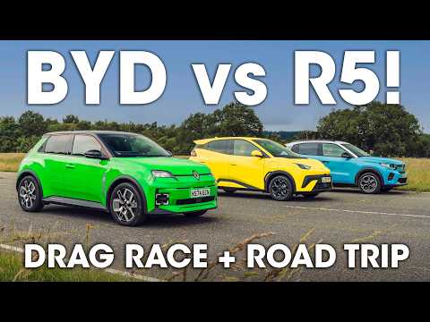 NEW BYD Dolphin Surf vs Renault 5 vs Citroen eC3 review – what’s the BEST small electric car?