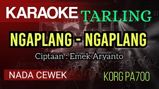 Download lagu NGAPLANG - NGAPLANG ( KARAOKE TARLING KOPLO NADA CEWEK ) mp3