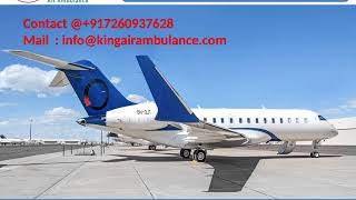 Life Support Emergency King Air Ambulance Service in Lucknow and Gorakhpur