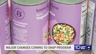 USDA announces major changes to SNAP benefits