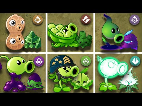 6 Best Pair Mint & Pea Plants Battlez - Who Will Win ?  PvZ 2 Team Plant vs Team Plant