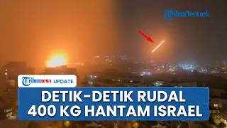 Detik-detik Rudal Seberat 400 Kg Bobol Sistem Pertahanan Israel, Hantam Dekat Lingkungan Petah Tikva