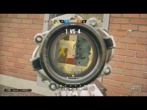 Rainbow Six: Siege 1v4 epic clutch as Capitao (Xbox One)