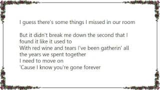 Gary Allan - Puttin&#39; Memories Away Lyrics