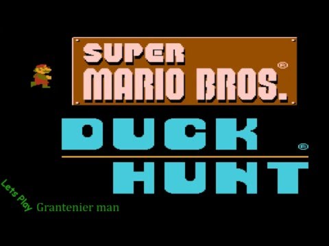 NES Super Mario Bros + duck  hunt Lets play
