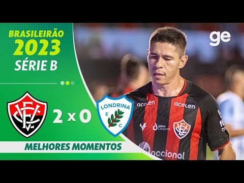 Gols e lances de Vitória x Londrina