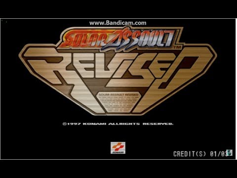 KONAMI -SOLAR ASSAULT REVISED - MAME 188 - ROM CLONE DUMPED 1997-2017