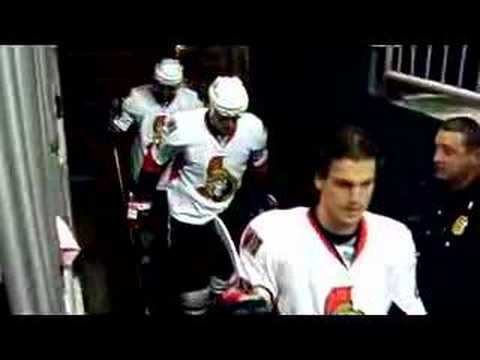 Ottawa Senators comes out on ice in Atlanta