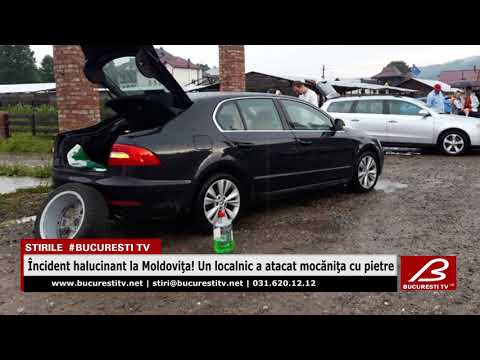 Incident halucinant la Moldovita! Un localnic a atacat mocanita cu pietre