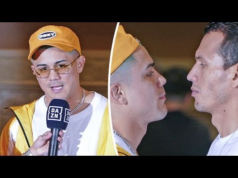 Lamont Diaz GRAND ARRIVAL & FACE OFF | vs. Freddy Fonseca